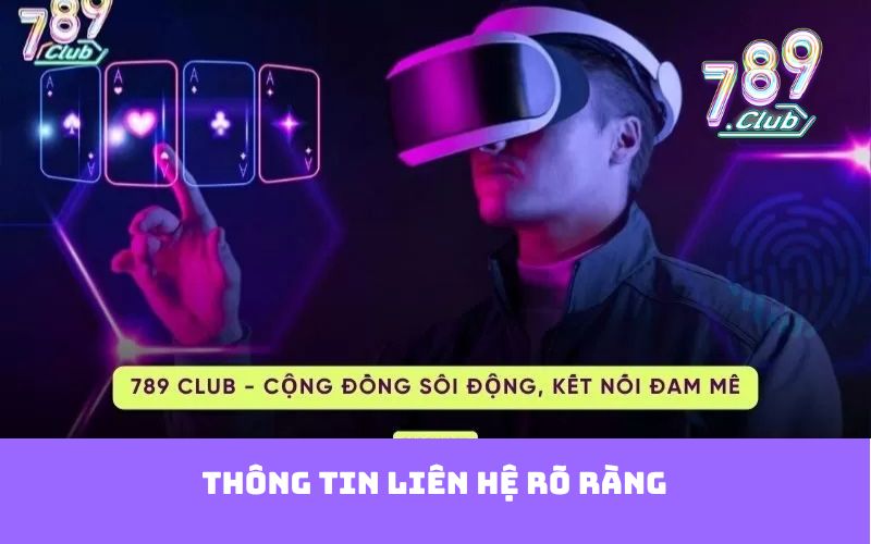 Thông tin liên hệ rõ ràng